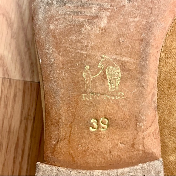 Ronner Mimosa Velvet Smoking Loafers | Fox | Camel Size 39 - Picture 6 of 9